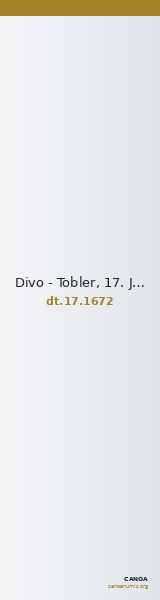 Divo - Tobler, 17. Jh. 1672 — CANOA