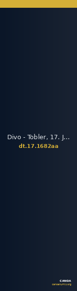 Divo - Tobler, 17. Jh. 1682aa — CANOA