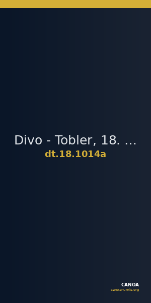 Divo - Tobler, 18. Jh. 1014a — CANOA