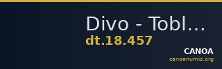 Divo - Tobler, 18. Jh. 457 — CANOA
