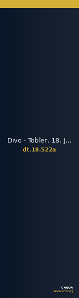 Divo - Tobler, 18. Jh. 522a — CANOA