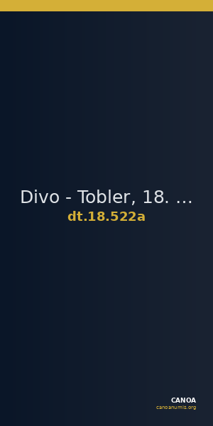 Divo - Tobler, 18. Jh. 522a — CANOA