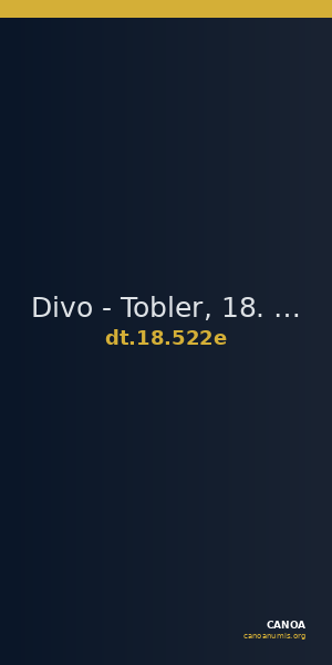 Divo - Tobler, 18. Jh. 522e — CANOA