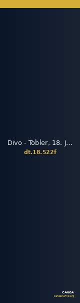 Divo - Tobler, 18. Jh. 522f — CANOA