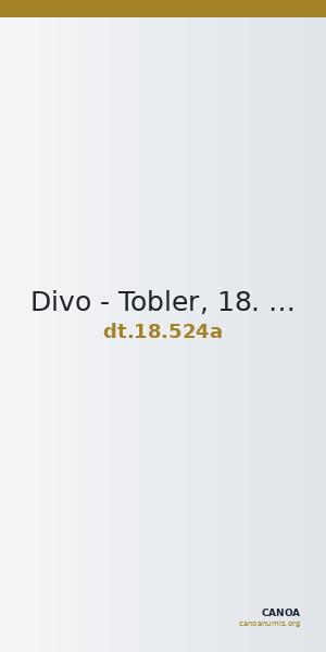 Divo - Tobler, 18. Jh. 524a — CANOA