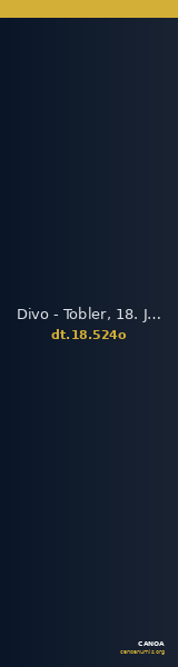 Divo - Tobler, 18. Jh. 524o — CANOA