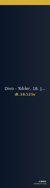 Divo - Tobler, 18. Jh. 525v — CANOA