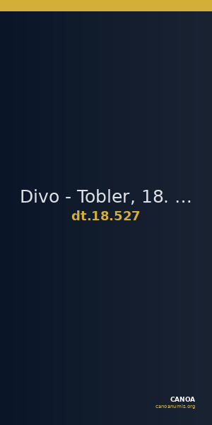 Divo - Tobler, 18. Jh. 527 — CANOA