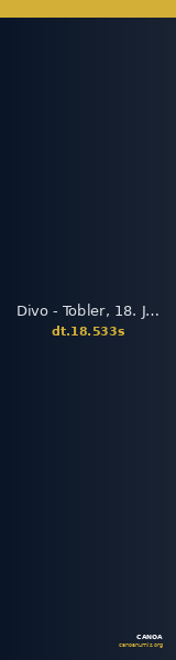 Divo - Tobler, 18. Jh. 533s — CANOA