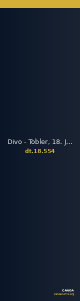 Divo - Tobler, 18. Jh. 554 — CANOA