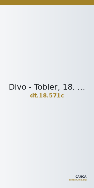 Divo - Tobler, 18. Jh. 571c — CANOA
