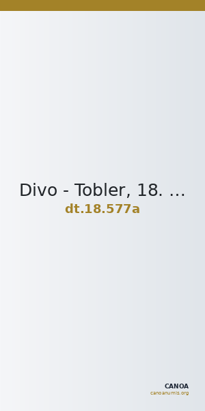 Divo - Tobler, 18. Jh. 577a — CANOA