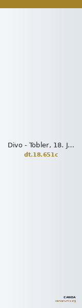 Divo - Tobler, 18. Jh. 651c — CANOA