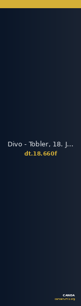 Divo - Tobler, 18. Jh. 660f — CANOA