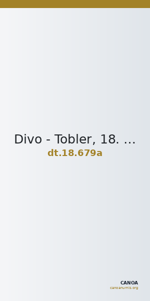 Divo - Tobler, 18. Jh. 679a — CANOA