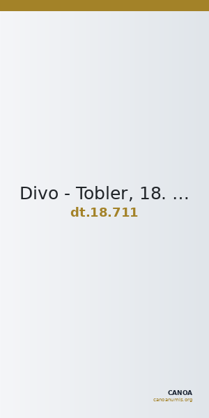 Divo - Tobler, 18. Jh. 711 — CANOA