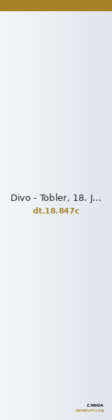 Divo - Tobler, 18. Jh. 847c — CANOA