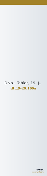 Divo - Tobler, 19. Jh. / 20 Jh. 100a — CANOA