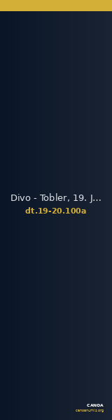 Divo - Tobler, 19. Jh. / 20 Jh. 100a — CANOA