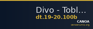 Divo - Tobler, 19. Jh. / 20 Jh. 100b — CANOA
