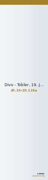 Divo - Tobler, 19. Jh. / 20 Jh. 118a — CANOA
