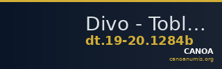 Divo - Tobler, 19. Jh. / 20 Jh. 1284b — CANOA