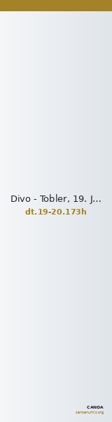 Divo - Tobler, 19. Jh. / 20 Jh. 173h — CANOA