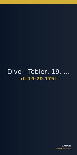 Divo - Tobler, 19. Jh. / 20 Jh. 175f — CANOA