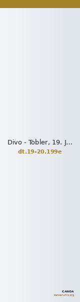 Divo - Tobler, 19. Jh. / 20 Jh. 199e — CANOA