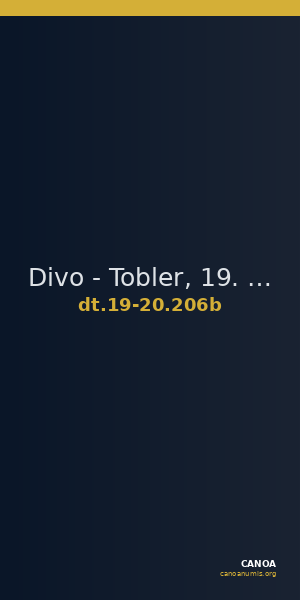 Divo - Tobler, 19. Jh. / 20 Jh. 206b — CANOA