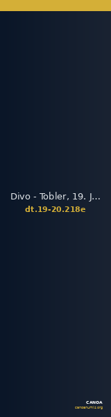 Divo - Tobler, 19. Jh. / 20 Jh. 218e — CANOA