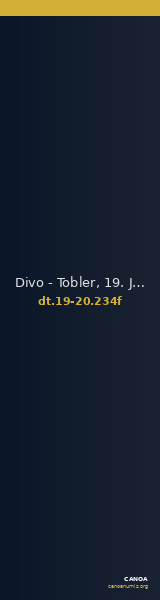Divo - Tobler, 19. Jh. / 20 Jh. 234f — CANOA