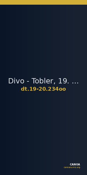 Divo - Tobler, 19. Jh. / 20 Jh. 234oo — CANOA