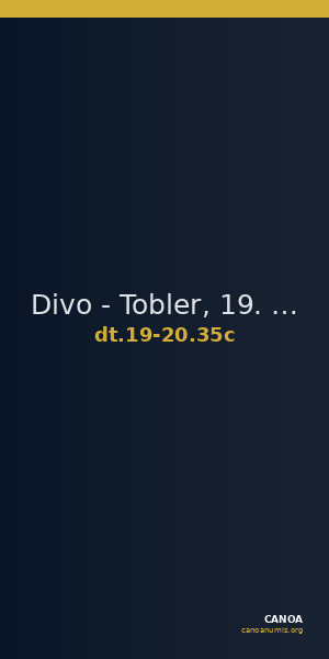 Divo - Tobler, 19. Jh. / 20 Jh. 35c — CANOA