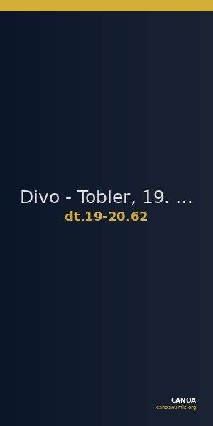Divo - Tobler, 19. Jh. / 20 Jh. 62 — CANOA