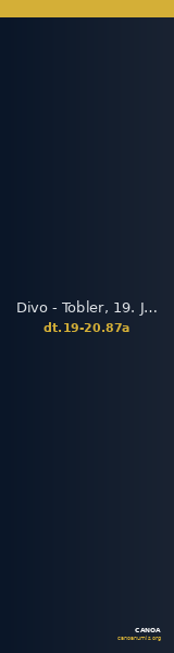 Divo - Tobler, 19. Jh. / 20 Jh. 87a — CANOA