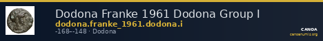 Dodona Franke 1961 Dodona Group I — CANOA