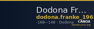 Dodona Franke 1961 Dodona Group II — CANOA