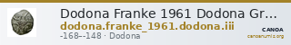 Dodona Franke 1961 Dodona Group III — CANOA