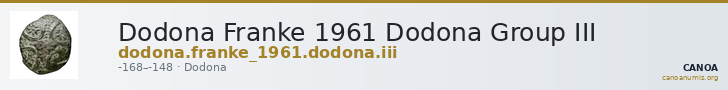 Dodona Franke 1961 Dodona Group III — CANOA