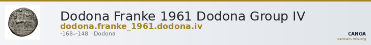 Dodona Franke 1961 Dodona Group IV — CANOA