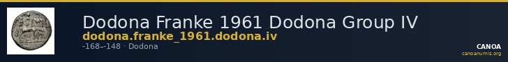 Dodona Franke 1961 Dodona Group IV — CANOA