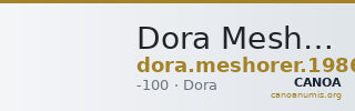 Dora Meshorer 1986-87 11 — CANOA