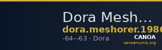 Dora Meshorer 1986-87 6 — CANOA
