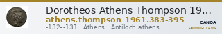 Dorotheos Athens Thompson 1961 383-395 — CANOA