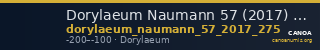 Dorylaeum Naumann 57 (2017) 275 — CANOA