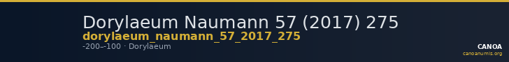 Dorylaeum Naumann 57 (2017) 275 — CANOA