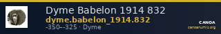 Dyme Babelon 1914 832 — CANOA