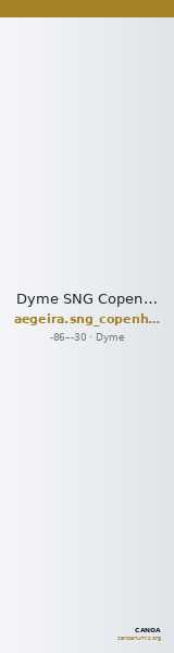 Dyme SNG Copenhagen Dyme 148 — CANOA