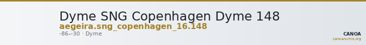 Dyme SNG Copenhagen Dyme 148 — CANOA